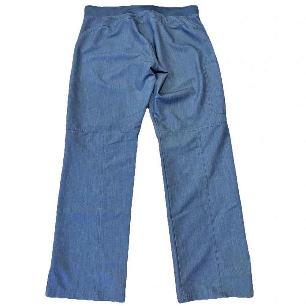 Figs‎ Womens L Kade Cargo Scrub Pants Gray Stretch Technical Collection Medical